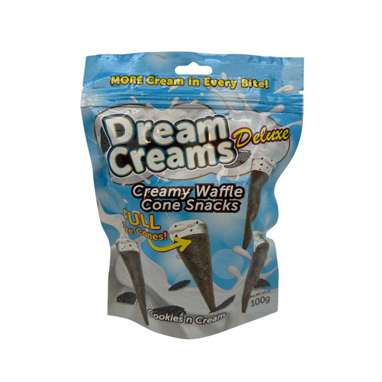 Dream Creams Cookies & Cream Waffle Cone Snacks | Tray of 6