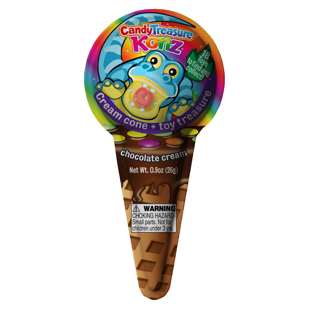 Candy Treasure Dinosaur Konz | Tray of 10