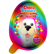 Load image into Gallery viewer, Choco Treasure Eggs with Chocolatey Candy &amp; Puppy Toy Surprise | Tray of 10 Eggs